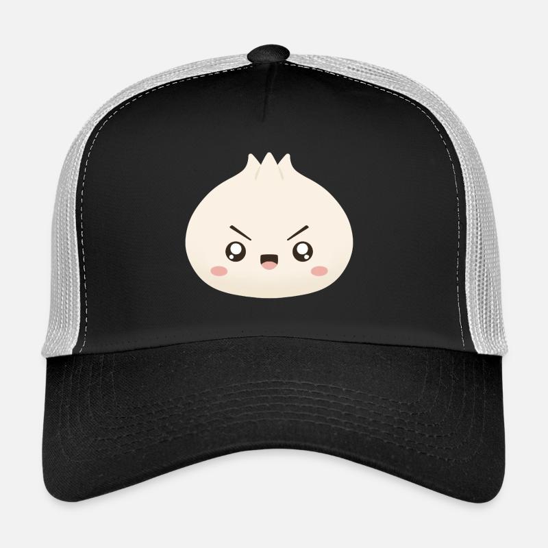 Mascotte mignonne de Grumpy Dumpling Casquette trucker 