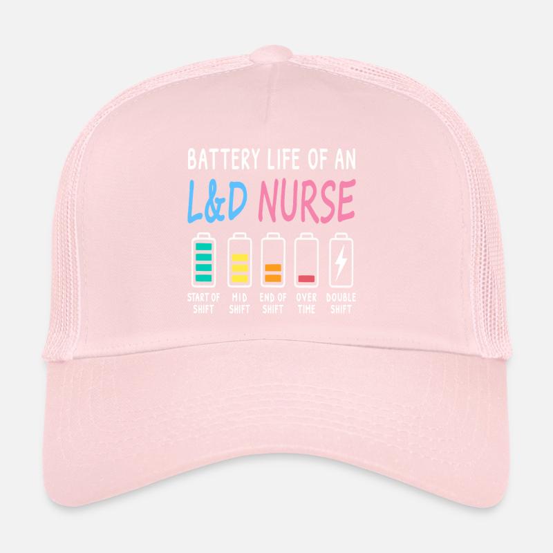 Akkustand einer Geburtshelferin Pflegekraft Humor Trucker Cap