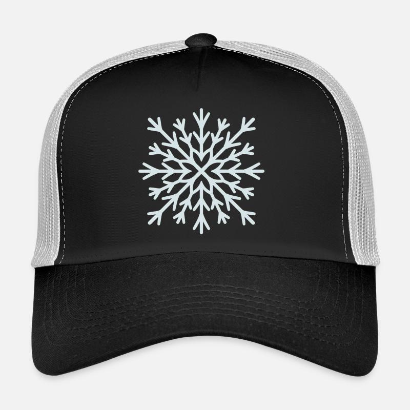 Frostiger Schneeflockenglanz Trucker Cap
