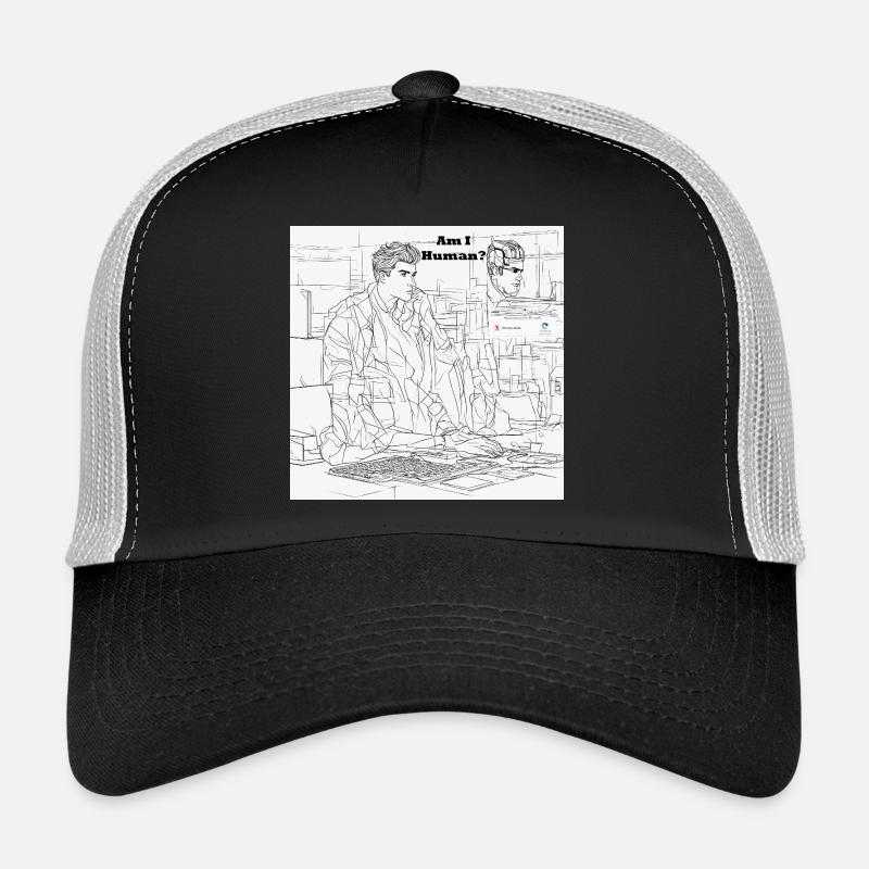 Human or robot Trucker Cap