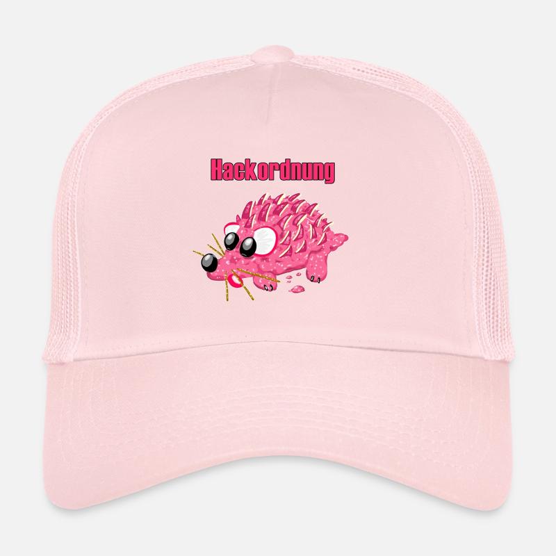 Mettigel Cartoon – Lustige Hackordnung   Trucker Cap