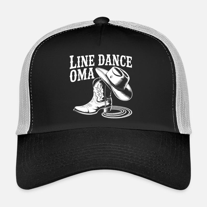 Line Dance Oma Cowboy Boots Trucker Cap