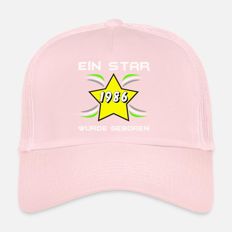 Born in 1986: Stern-Star Design Trucker Cap