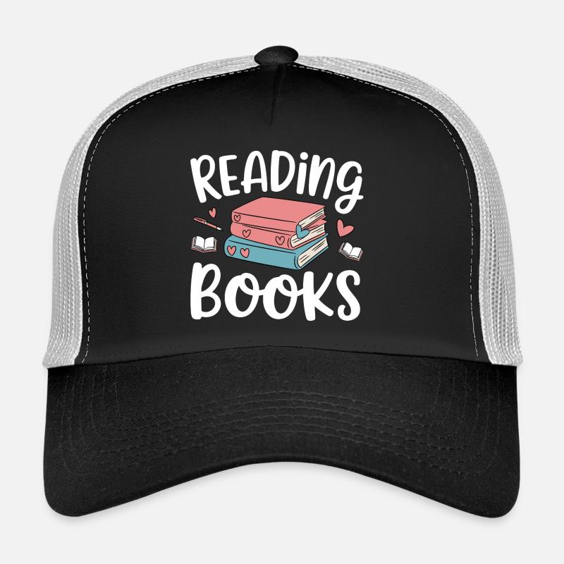 Reading Books Trucker Cap