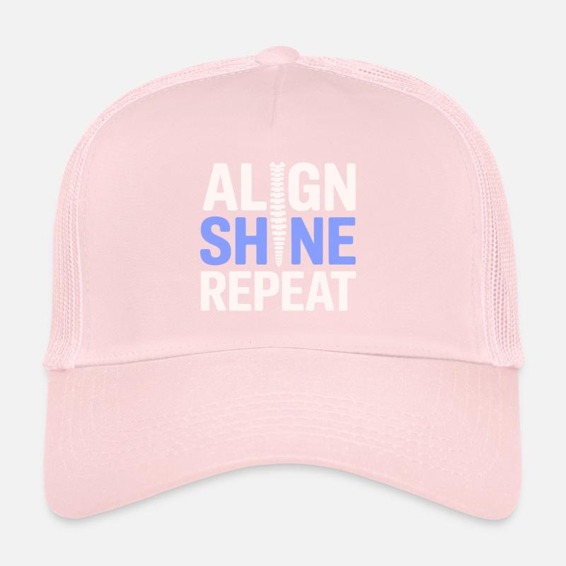 Chiropraktiker Aligned Shine Repeat Professional DC Trucker Cap