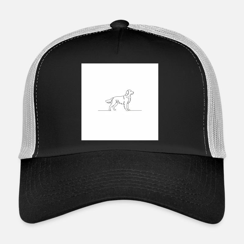 Golden Retriever Trucker Cap