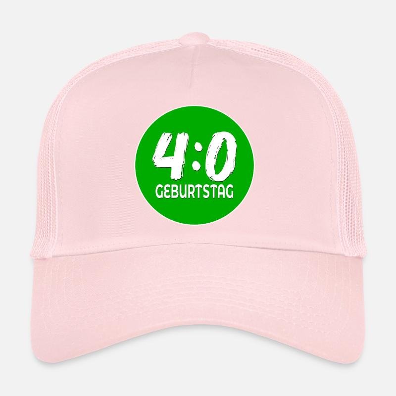 Fußball Vierzig 40. Geburtstag Trucker Cap