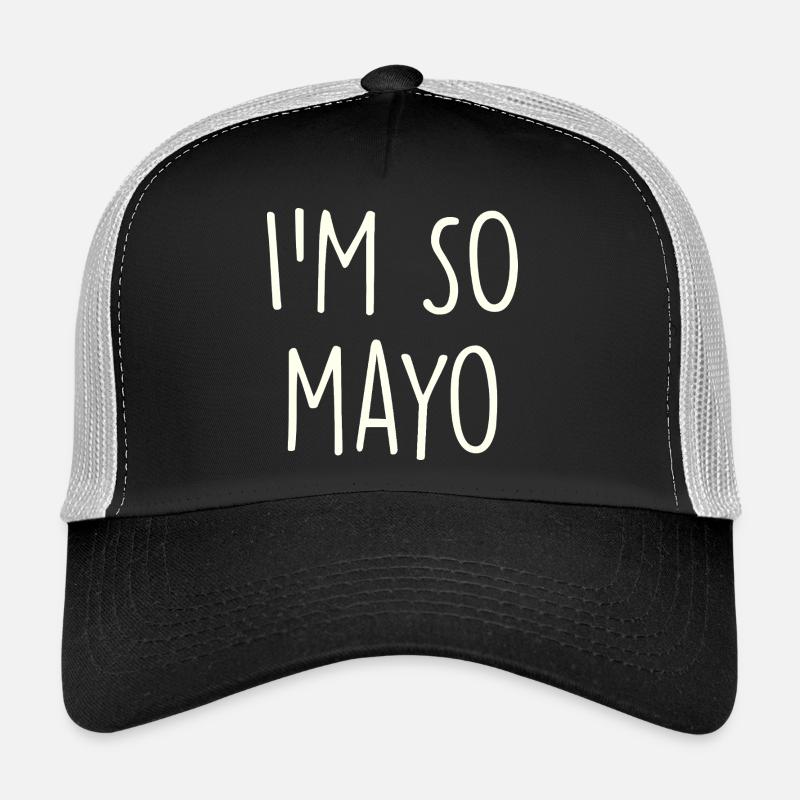 Mayo Mayonnaise - Trucker Cap - Schwarz/Steingrau