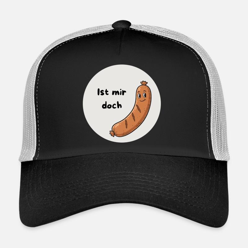 I don't care - Trucker Cap - black/stone grey