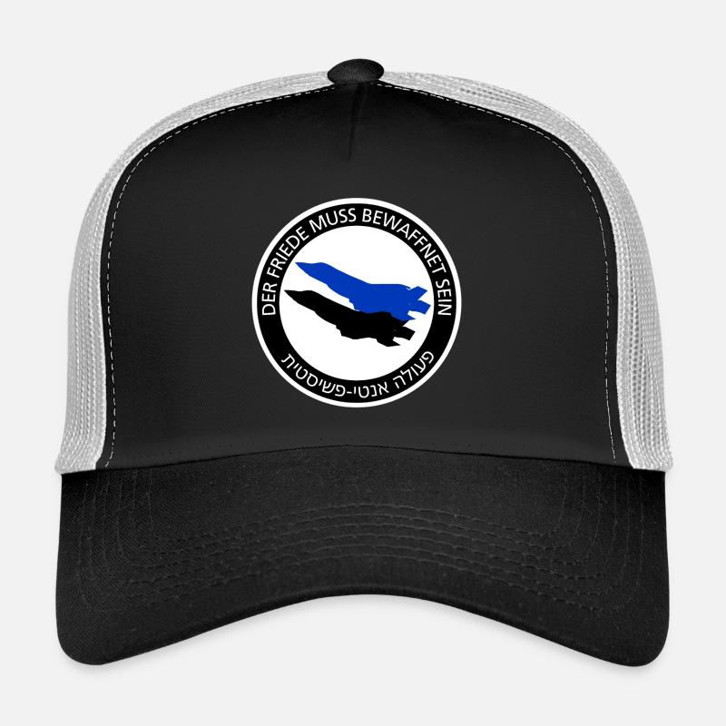 dfmbs_logo - Casquette trucker  - noir/gris pierre