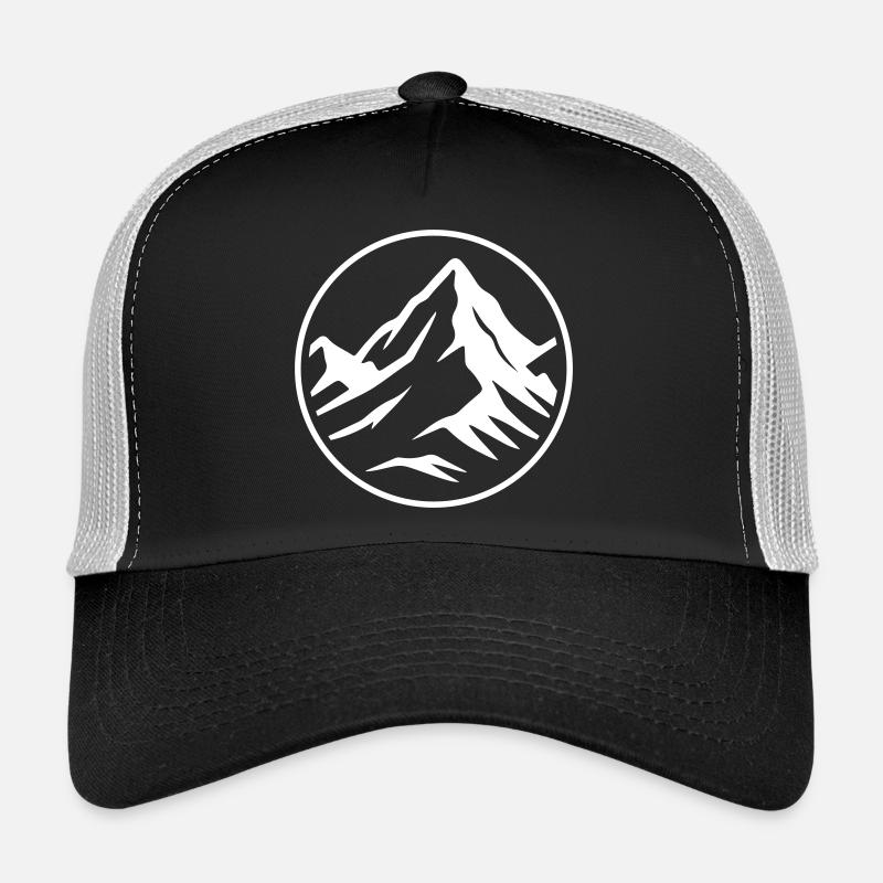 Sommet de l’icône de la montagne Casquette trucker 