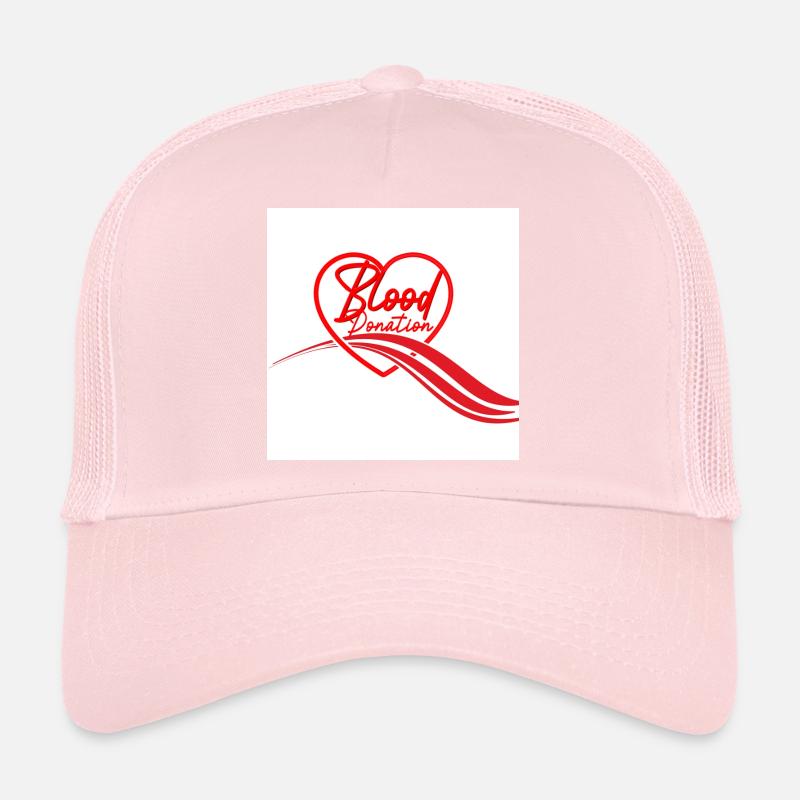 Logo du cœur de don de sang Casquette trucker 
