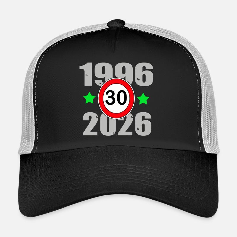 Anniversaire 30, 30 ans 1996 à 2026 Casquette trucker 