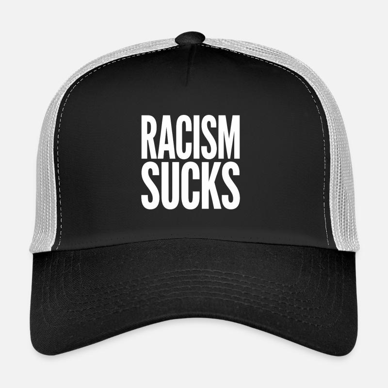 Le racisme craint - Logo Cool Pride Casquette trucker 