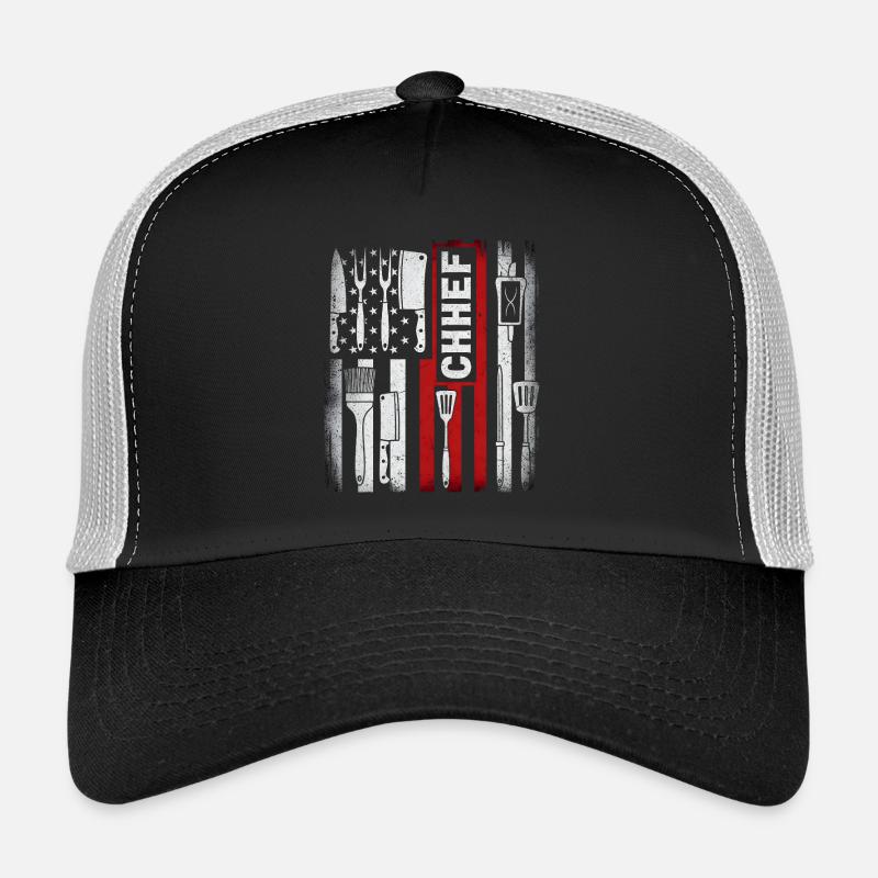 Chief American Flag Trucker Cap