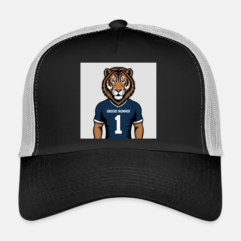 Tiger Maskottchen Jersey Druck Trucker Cap