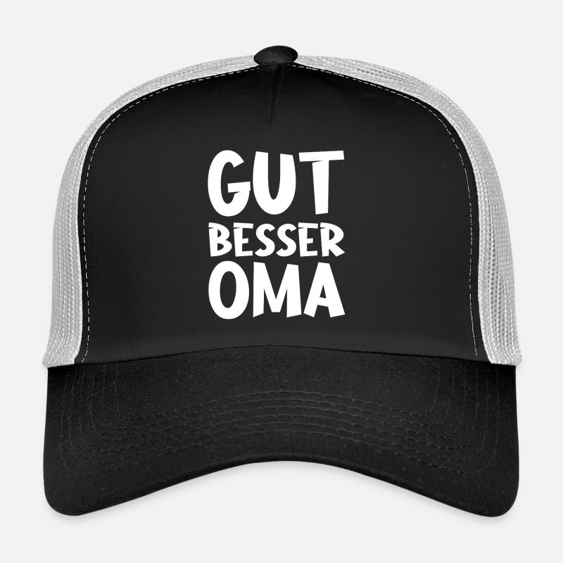 Good Better Grandma - Trucker Cap - black/stone grey