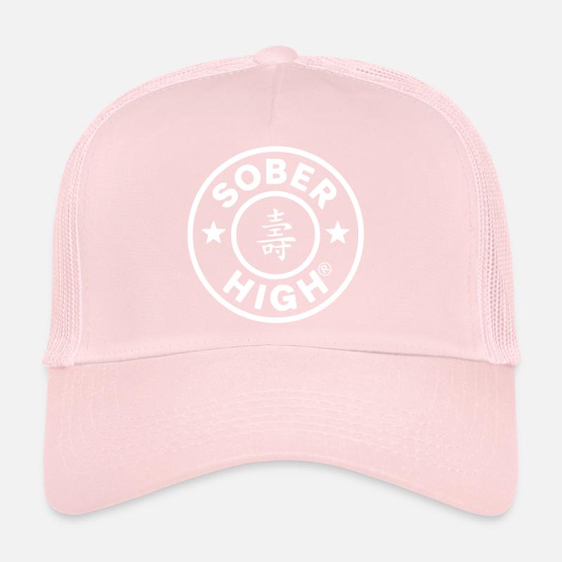 Vivre proprement. Sentir-vous défoncé. Soberhigh. Casquette trucker 