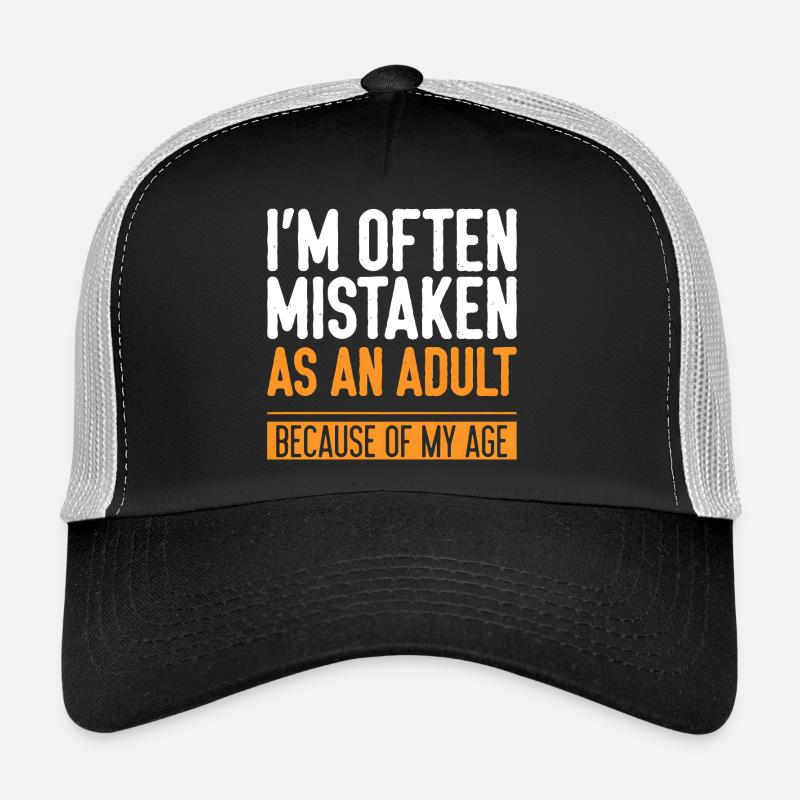Oft fälschlicherweise mit einem Zitat aus erwachsenen Funny Age verwechselt Trucker Cap