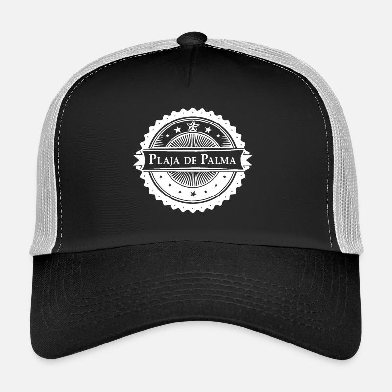 Plaja de Palma - version blanche Casquette trucker 