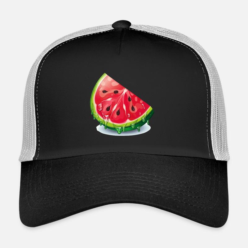 Watermelon Drop Slice Trucker Cap