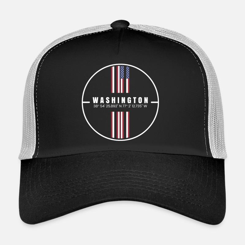 Coordonnées de Washington Casquette trucker 