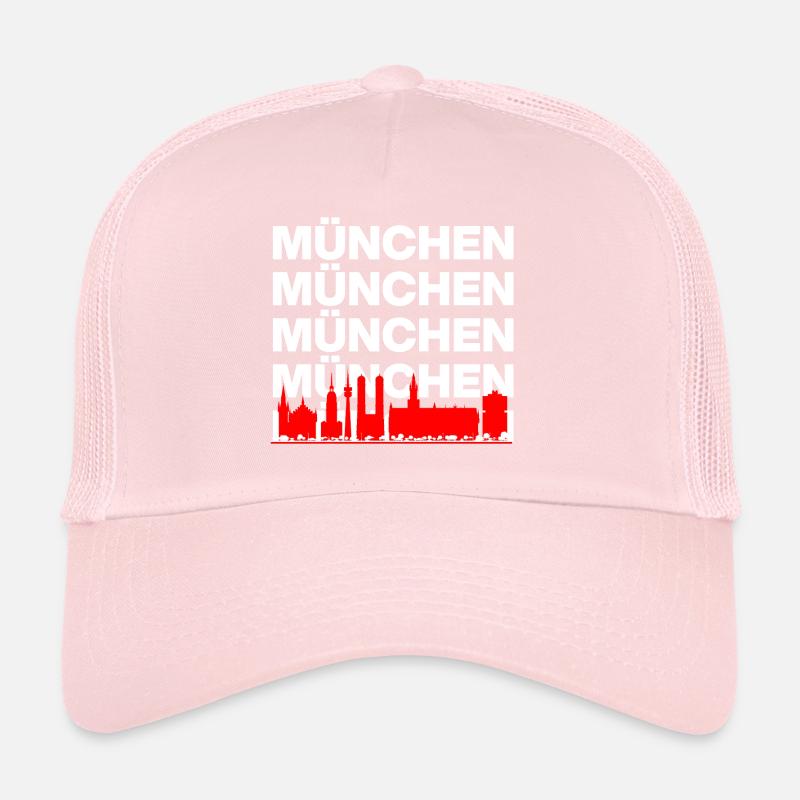 SILHOUETTE DE MUNICH, FIER DE BAVIÈRE ! MIR SAN MUNICH Casquette trucker 