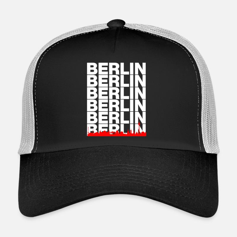 BERLIN SKYLINE, HAUPTSTADT VIBES! MAUER Trucker Cap