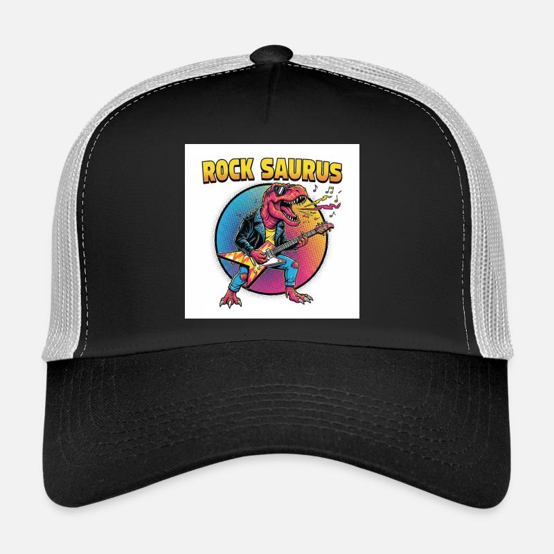 Rock Saurus Guitar Hero - Trucker Cap - black/stone grey