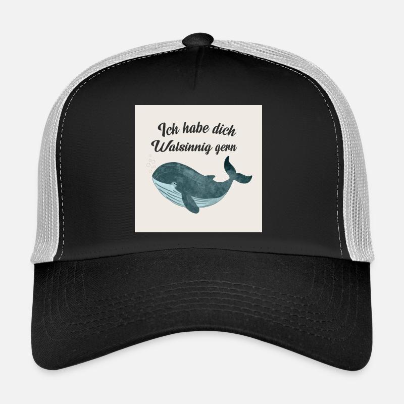 Nicht wahnsinnig. Nur anders normal. Wal Trucker Cap