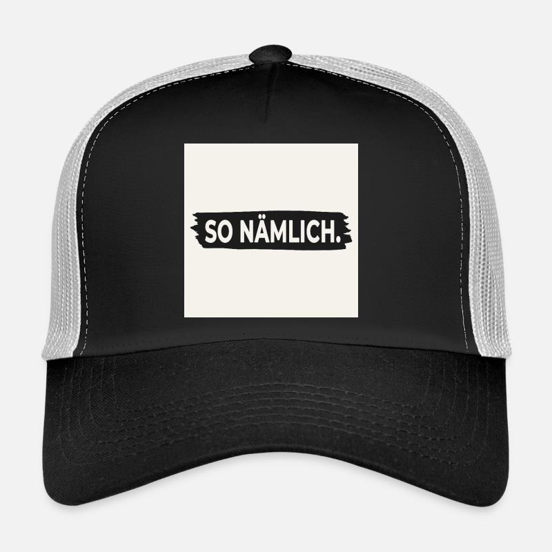 C’EST COMME ÇA. – Affiche avec design statement Casquette trucker 