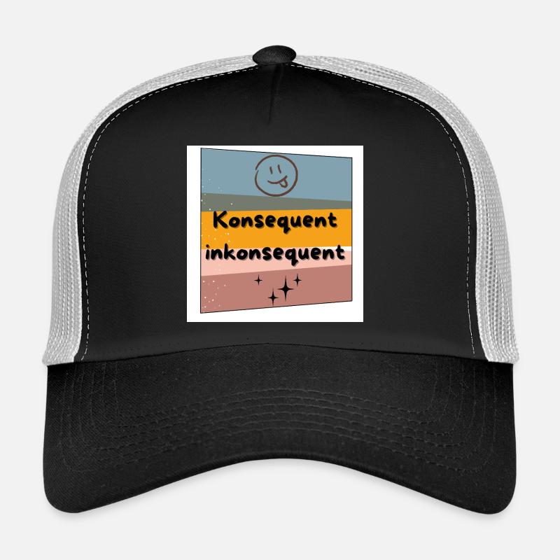 Konsequent inkonsequent Farbkontrast Trucker Cap