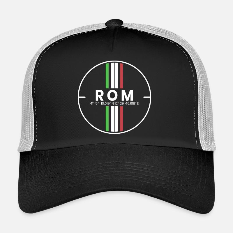 Rom Koordinaten Trucker Cap