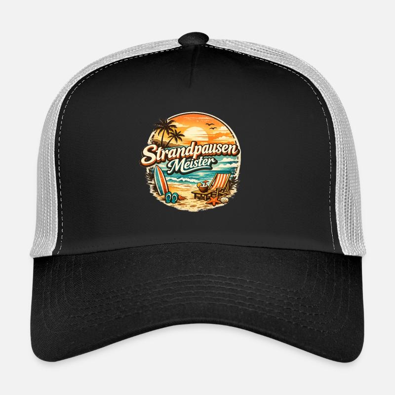 Beach Breaks Master Rétro Casquette trucker 