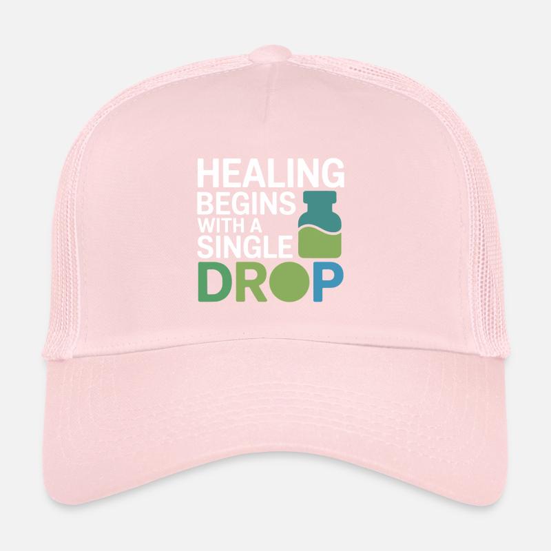 La guérison de l’homéopathie débute Single Drop Professional Casquette trucker 