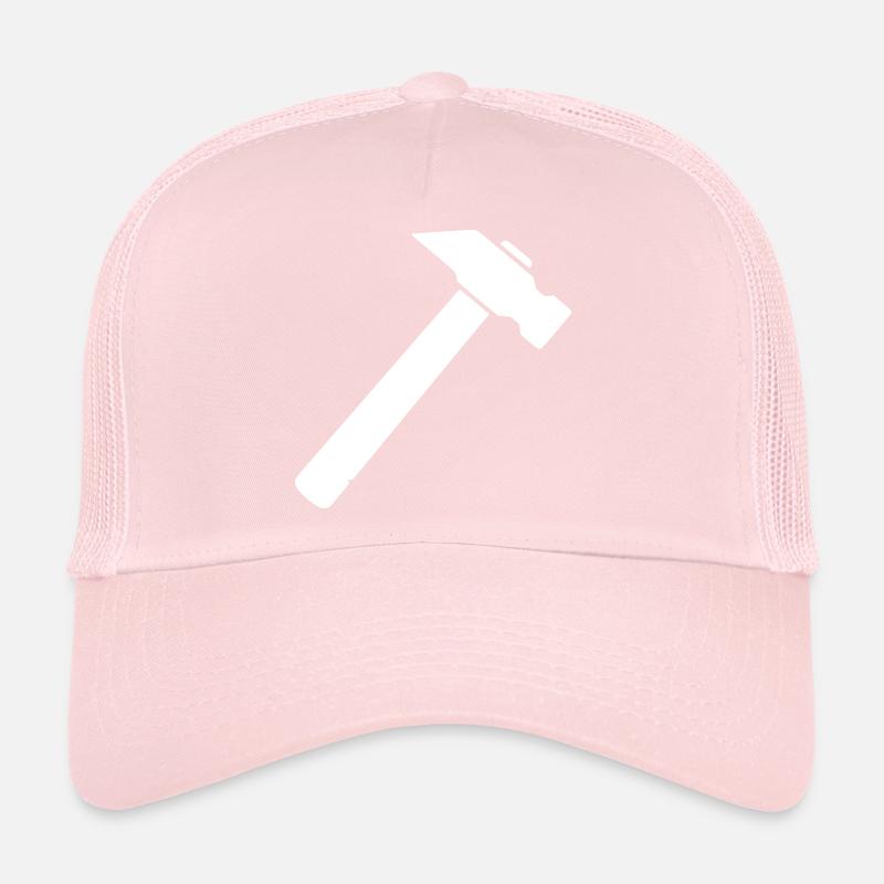 Hammer Tool Craft Icon Vector Trucker Cap
