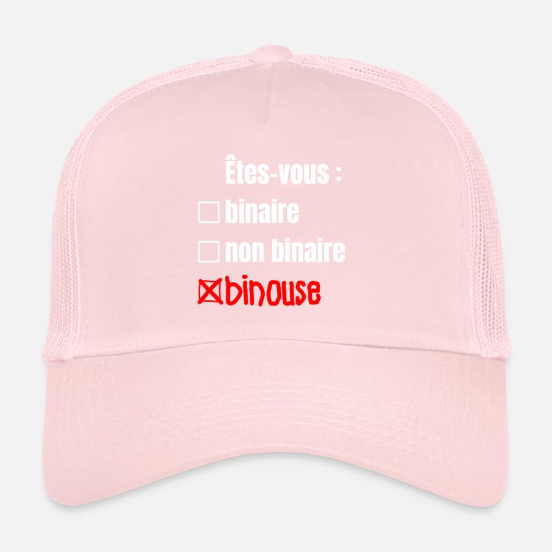 ARE YOU BINARY, NON-BINARY, BINOUSE! Trucker Cap