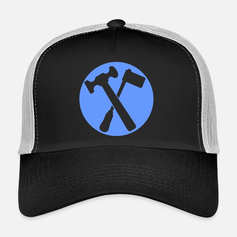 51174_Klempner, tinsmith, plumber - Trucker Cap - black/stone grey