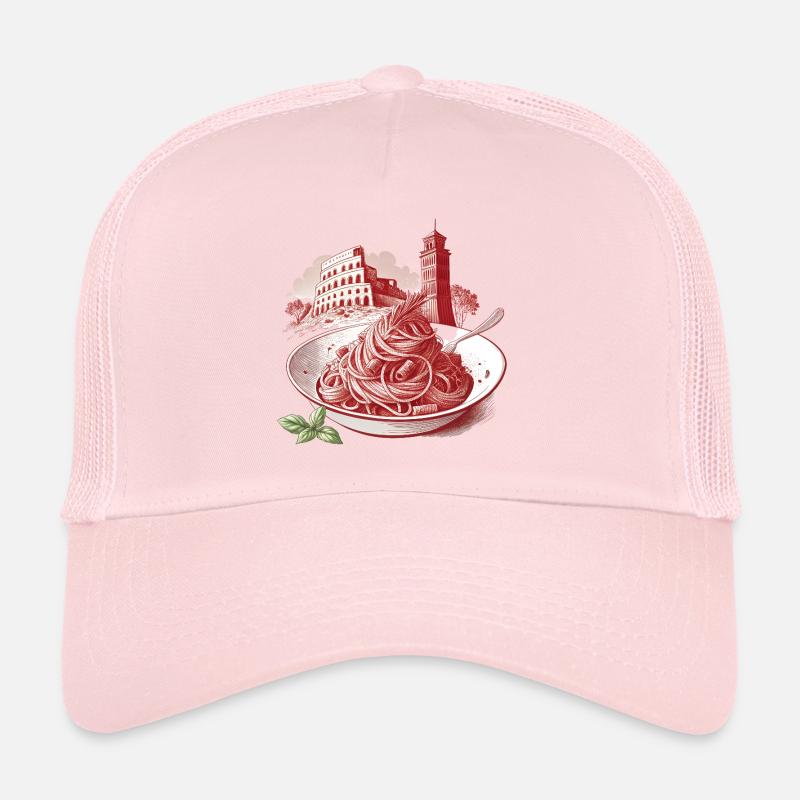 Les pâtes romaines rencontrent des monuments Casquette trucker 