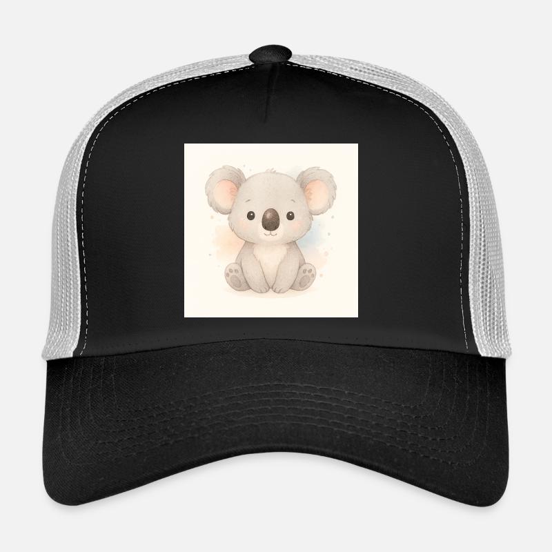 Kindermotiv_Koala - Trucker Cap - black/stone grey