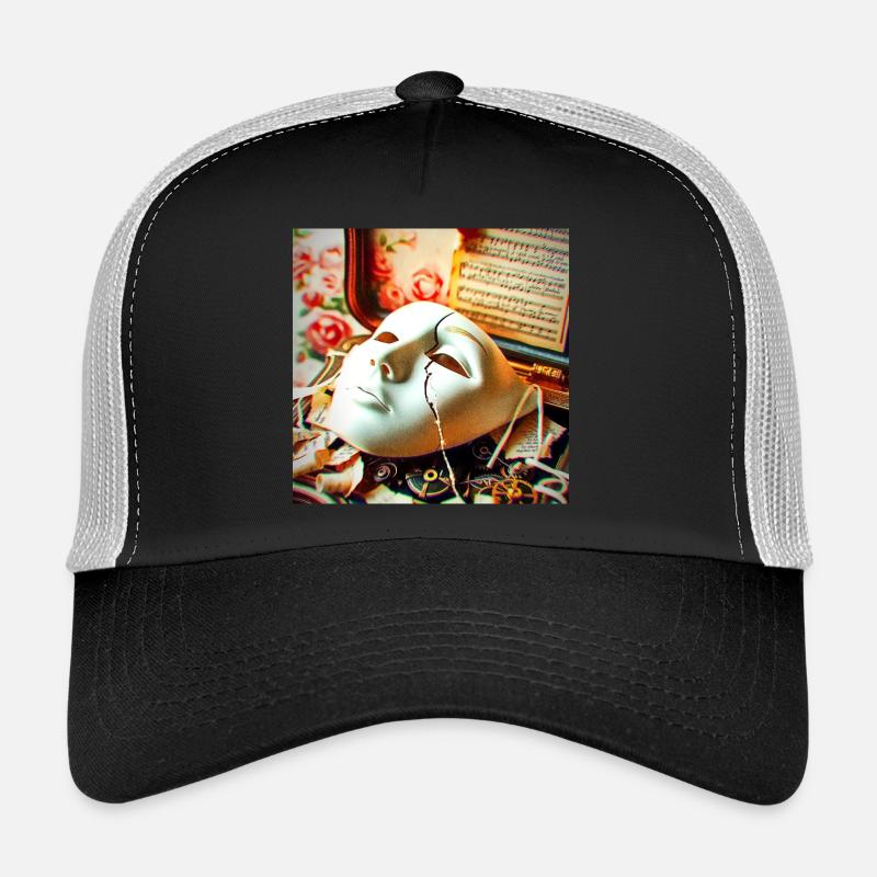 Mask Break Retro Setting Trucker Cap