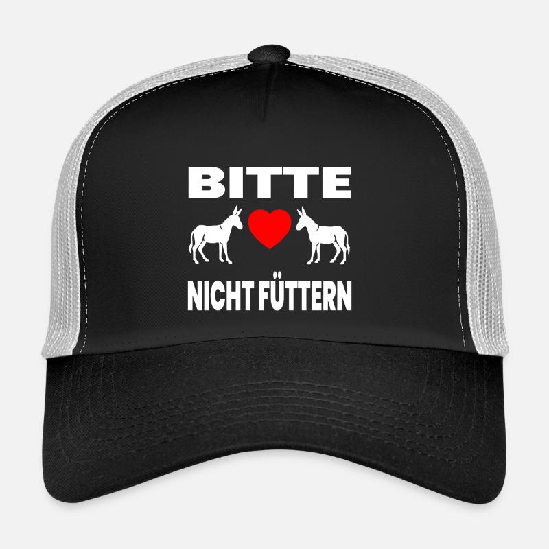 Esel - Trucker Cap - Schwarz/Steingrau