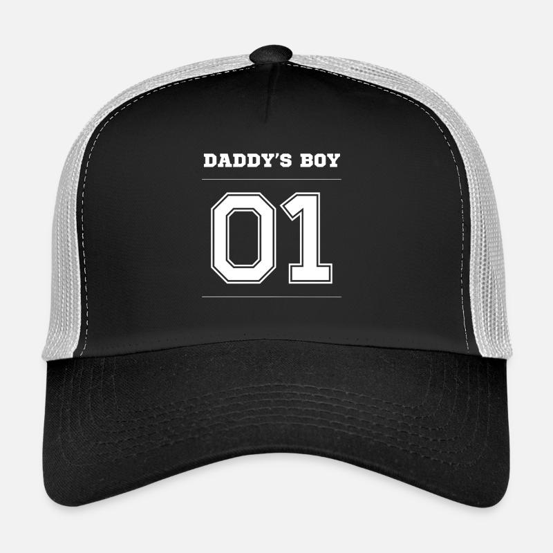Daddy's Boy 01 - Trucker Cap - black/stone grey