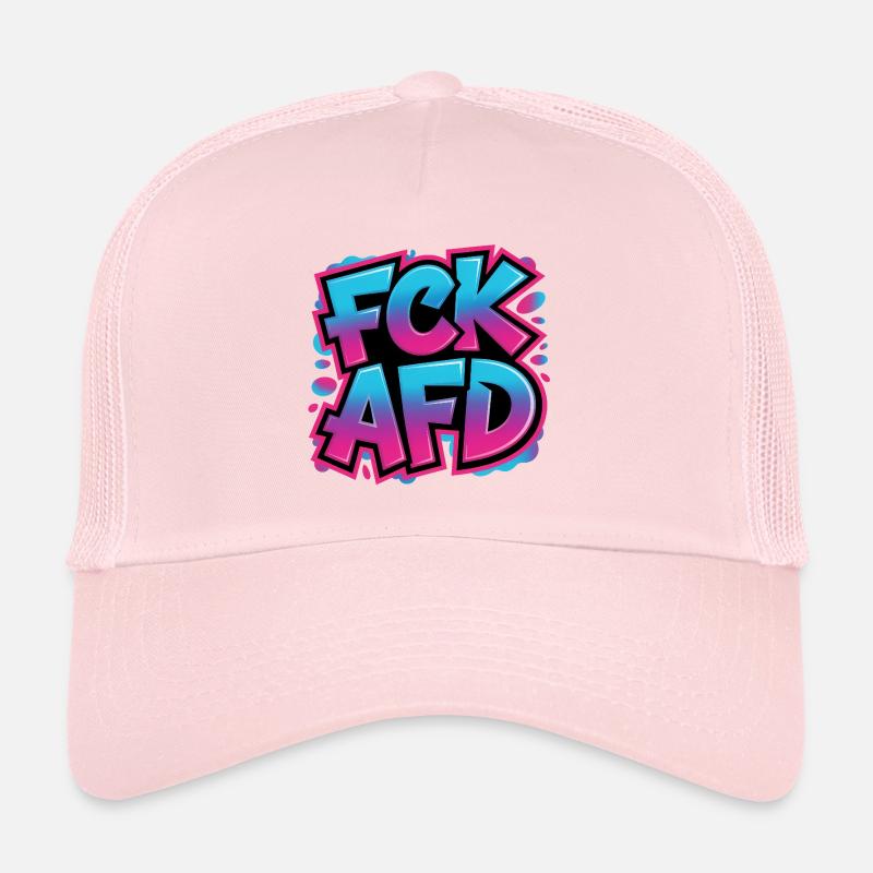 FCK AFD - T-shirt Antifa Casquette trucker 