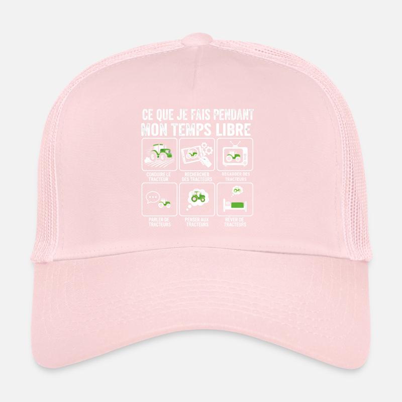 Temps libre et tracteurs: activités Casquette trucker 