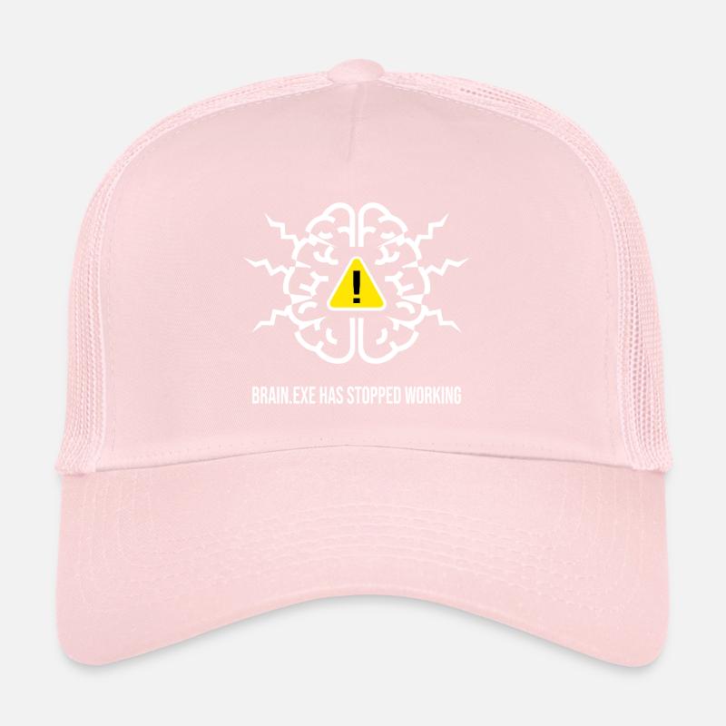 BRAIN.EXE HAS STOPPED WORKING - Panne Cérébrale BL Casquette trucker 