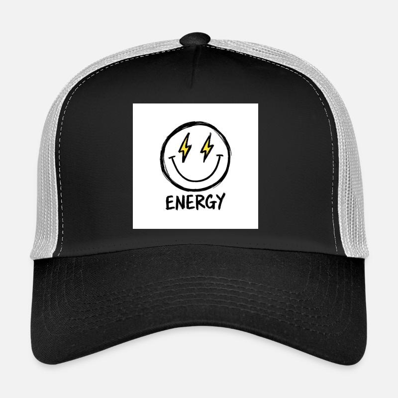 Lightning Smile Energy Tee Trucker Cap