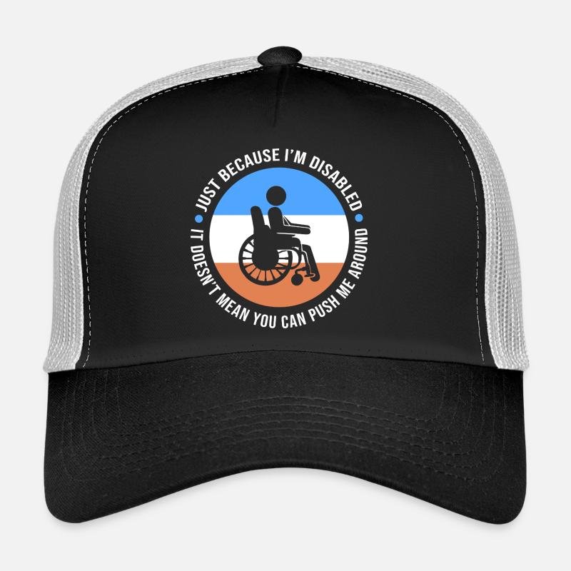 fauteuil roulant Casquette trucker 