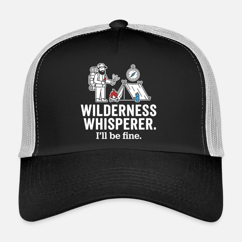 Wilderness Whisperer Camping Abenteuer Trucker Cap