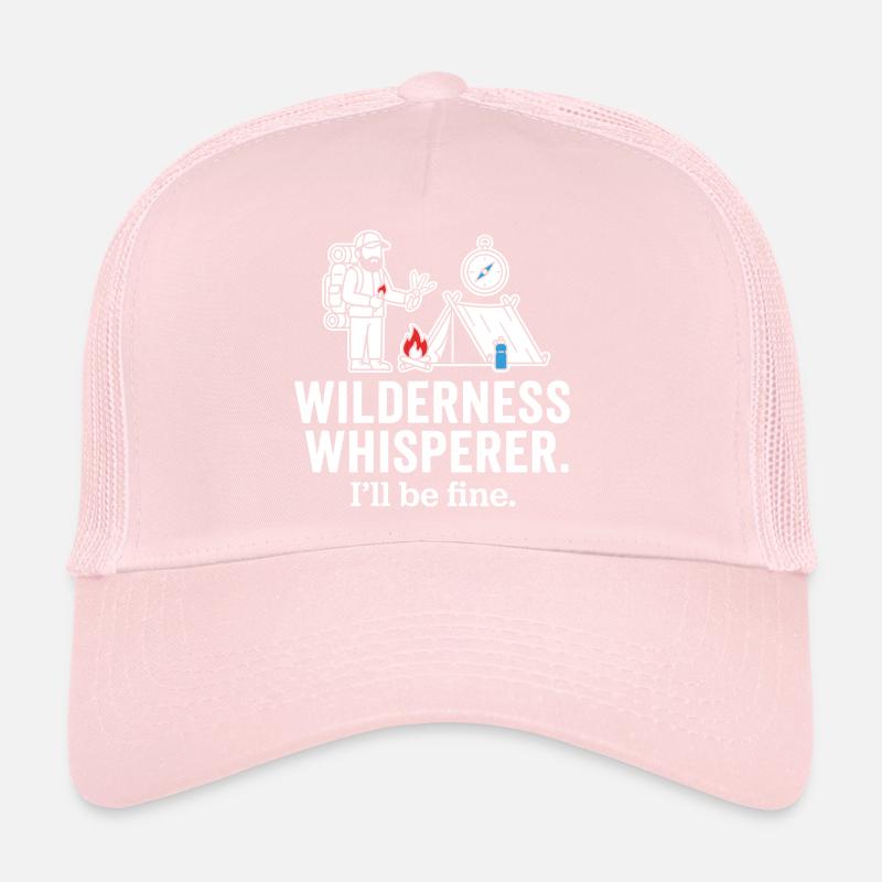 Aventure de camping Whisperer en pleine nature Casquette trucker 